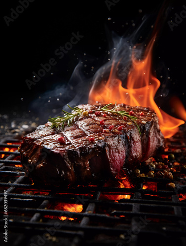 Sizzling Grilled Steak: Ribeye, T-bone, Sirloin, Filet Mignon