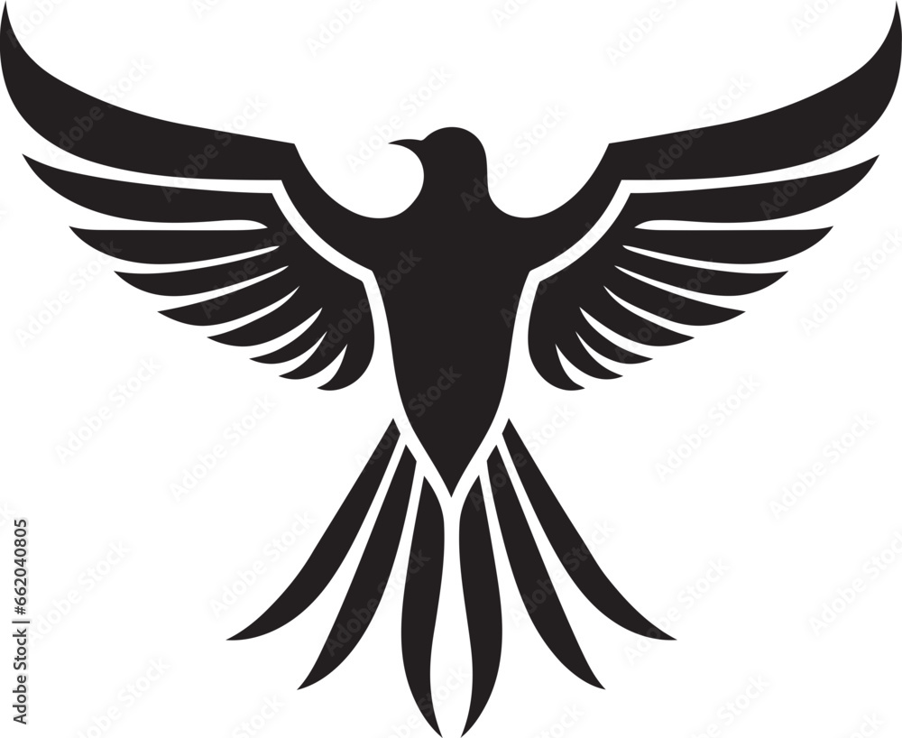 Sculpted Predatory Beauty Aerial Aesthetics Precision in Flight Lethal Logo Marvel