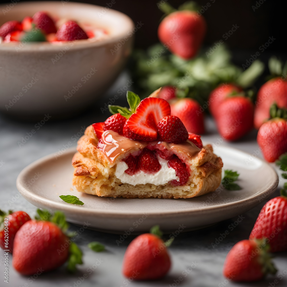 Strawberry Miso Danish - A Sweet and Savory Pastry Delight Strawberry Miso Danish - A Sweet and Savory Pastry Delight