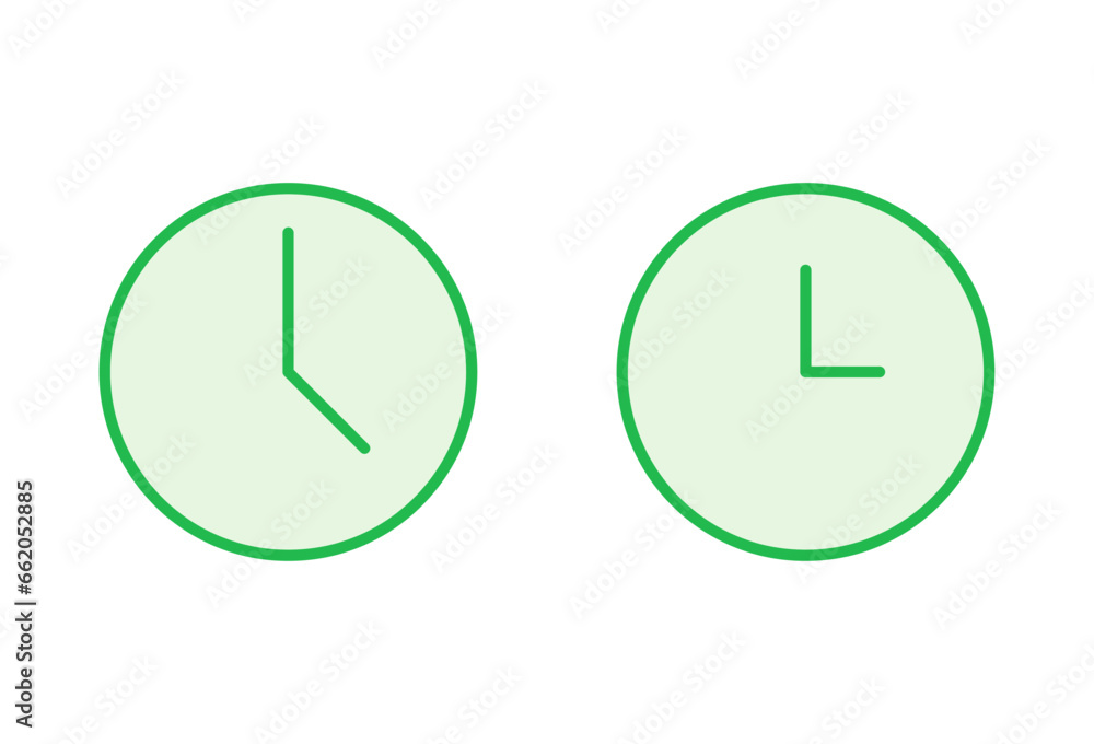 Clock icon set. Time icon vector. watch icon symbol Clock icon set. Time icon vector. watch icon symbol