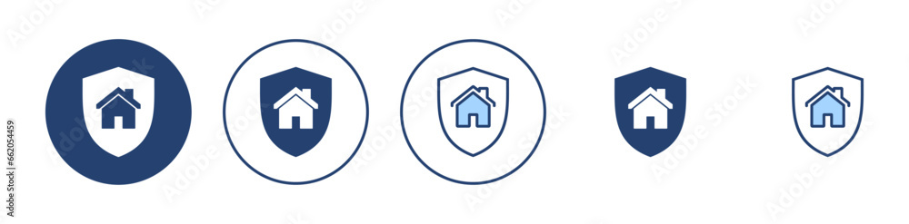 house insurance icon vector. house protection sign and symbol house insurance icon vector. house protection sign and symbol