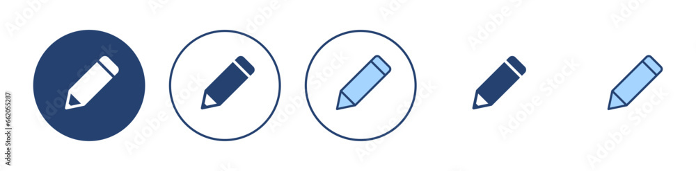 Pencil icon vector. pen sign and symbol. edit icon vector Pencil icon vector. pen sign and symbol. edit icon vector