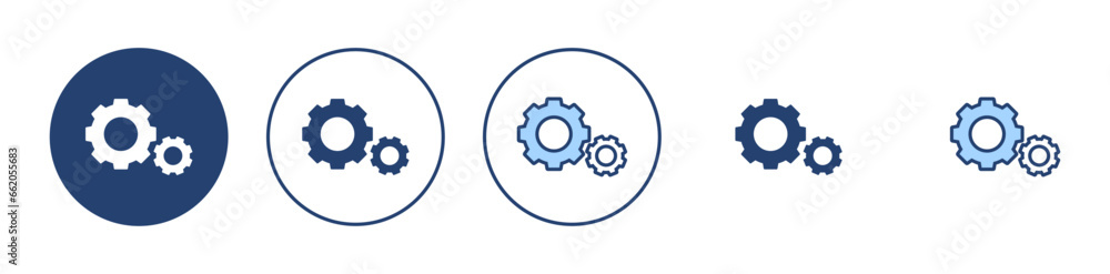 Setting icon vector. Cog sign and symbol. Gear Sign Setting icon vector. Cog sign and symbol. Gear Sign