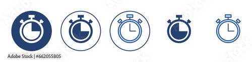 Free Download Stopwatch icon vector. Timer sign and symbol. Countdown icon. Period of time - GFXLoad