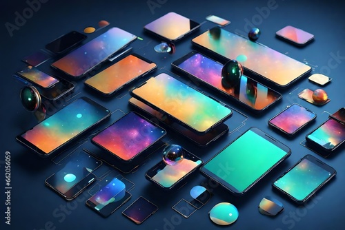 Wallpaper Mural background with squares Torontodigital.ca