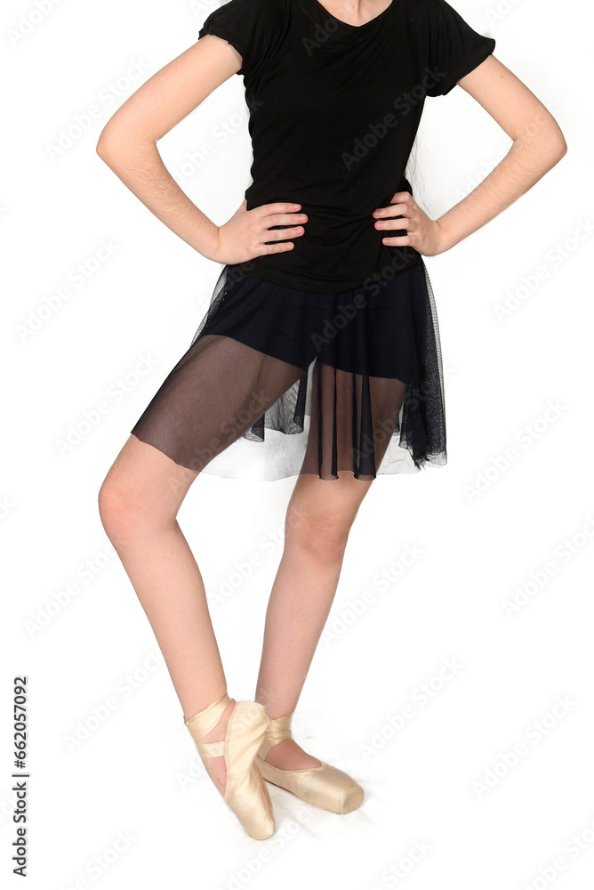 ballerina dance position, legs crossed with ballet pointe, half-body slipper, body expression ballerina dance position, legs crossed with ballet pointe, half-body slipper, body expression
