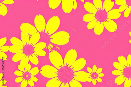Beautiful flowers background Template