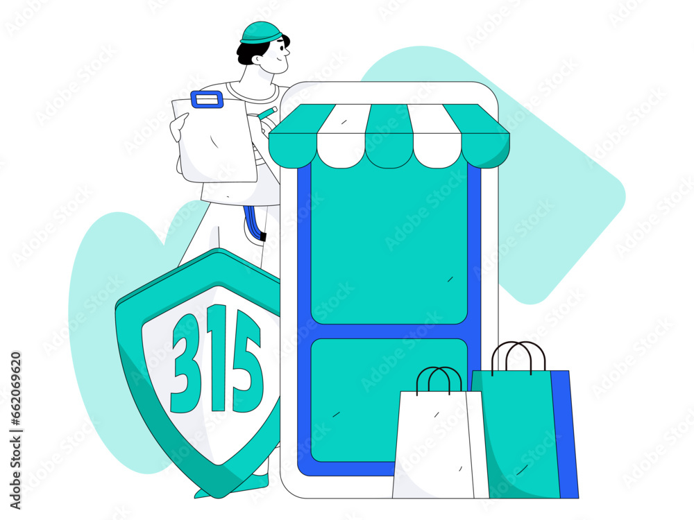 315 International Consumer Rights Day character flat vector concept operation hand drawn illustration 315 International Consumer Rights Day character flat vector concept operation hand drawn illustration