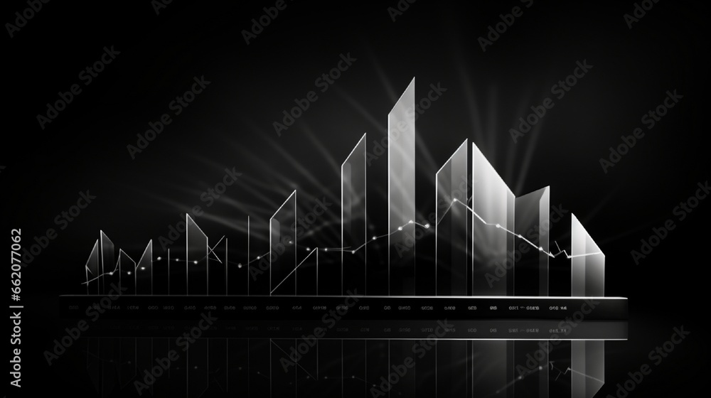 illustration of a graph with a arrow generated by AI tool illustration of a graph with a arrow generated by AI tool