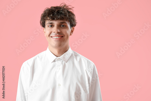 Portrait of handsome young ...