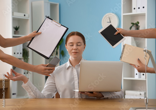 Young businesswoman with a ...