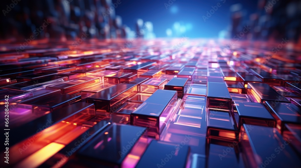 Obraz premium Gradient Technology Futuristic Background, Background Image,Desktop Wallpaper Backgrounds, Hd