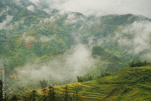 Amazing Rice Paddy or Rice Field in hidden Mountain, Sapa, Vietnam - ベトナム サパ 棚田 © Eric Akashi