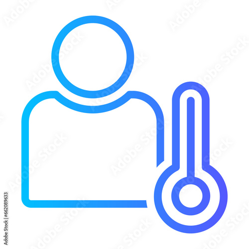 termometer gradient icon
