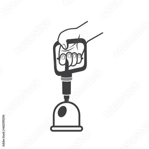 illustration of hijama or cupping therapy Icons in flat vector art.