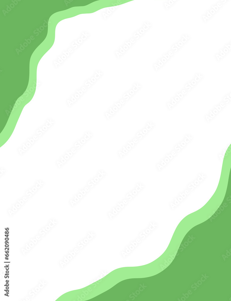 Fototapeta premium Abstract green frame