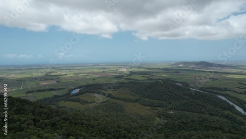 Aerial footage of Hinchinbrook Island Queensland Australia photo