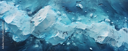 glacier, aerial view photography, top view photography, Generative AI