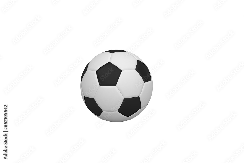 Digital png illustration of black and white ball on transparent background