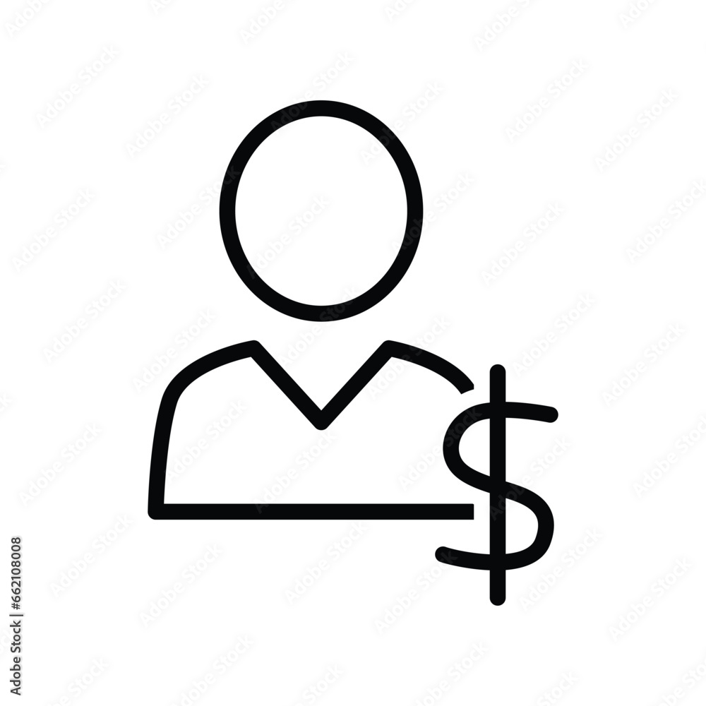 Income money wage vector icon Income money wage vector icon