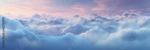 abstract cloudscape background banner