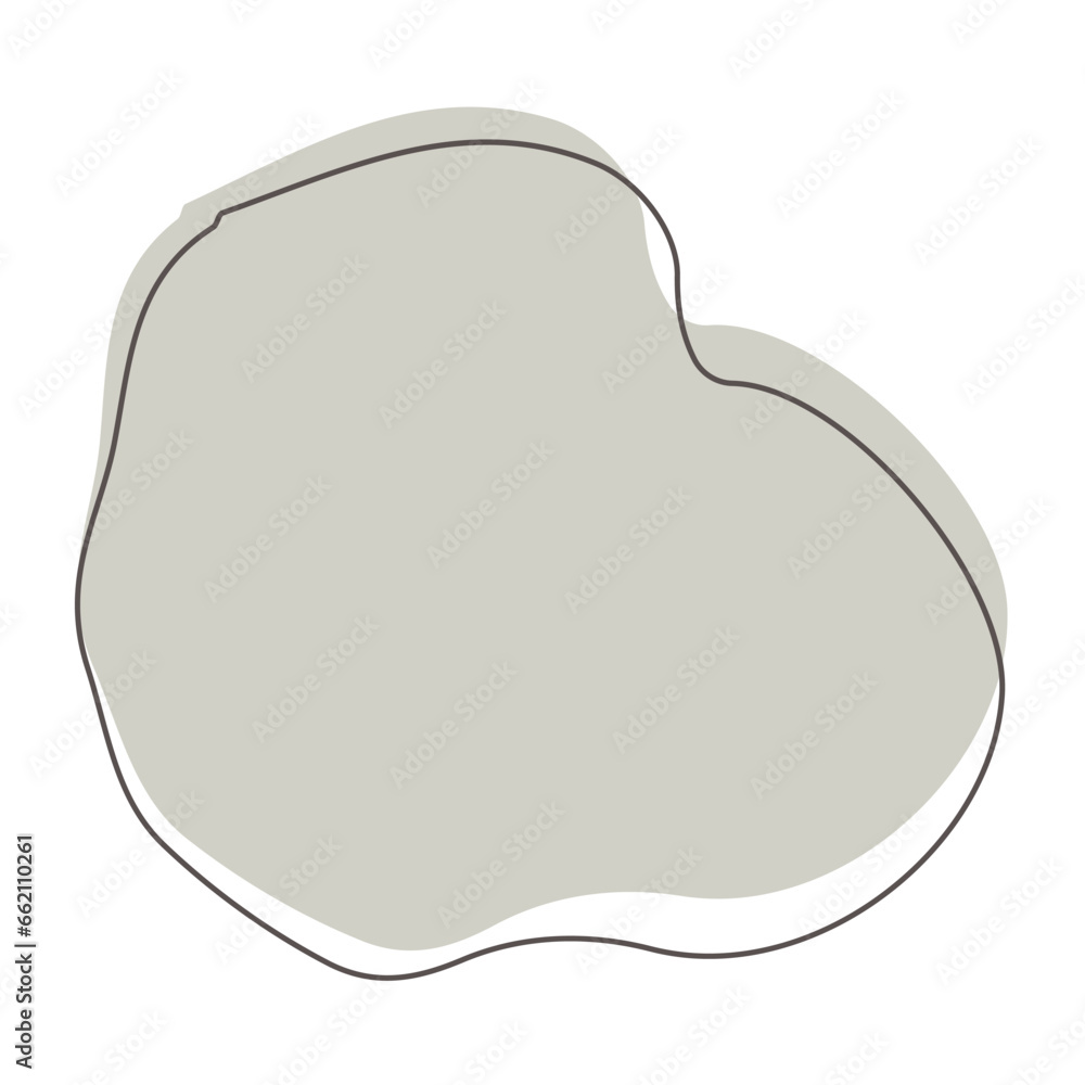 abstract blobs and outline for background abstract blobs and outline for background