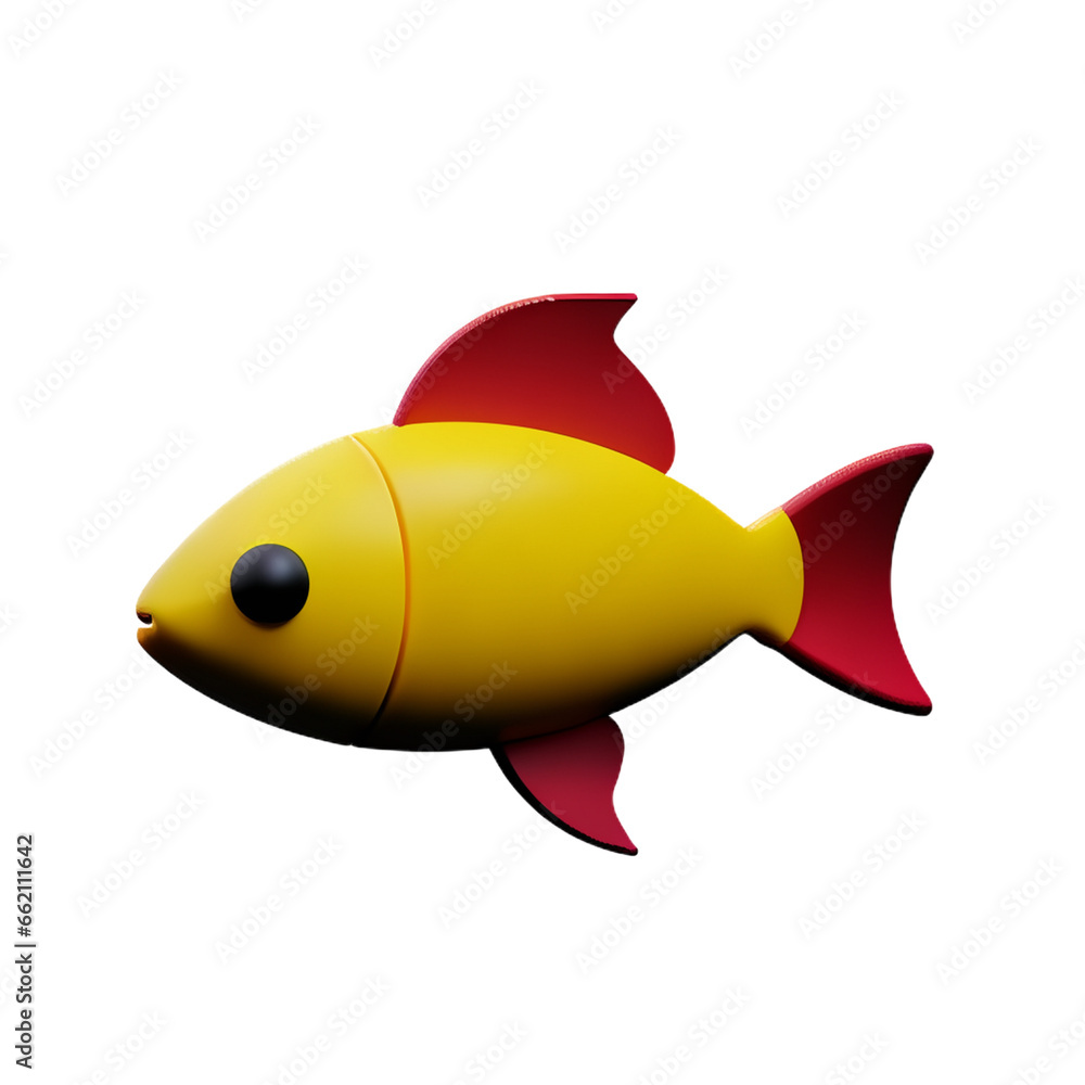 Obraz premium fish on a white background