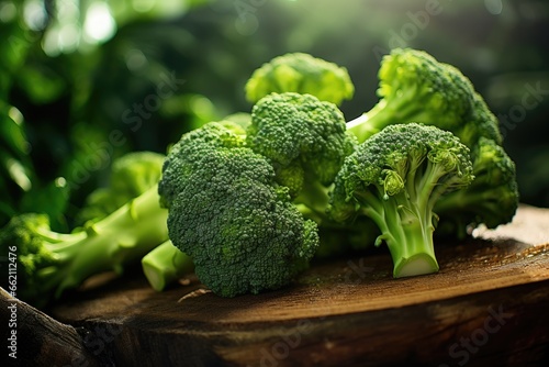 Wallpaper Mural Fresh broccoli on the table Torontodigital.ca