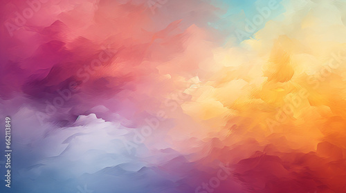 Gold red coral orange yellow peach pink magenta purple blue abstract background. Color gradient, ombre. Colorful, multicolor, mix, iridescent, bright, fun. Rough, grain, noise,grunge.Design.Template. 
