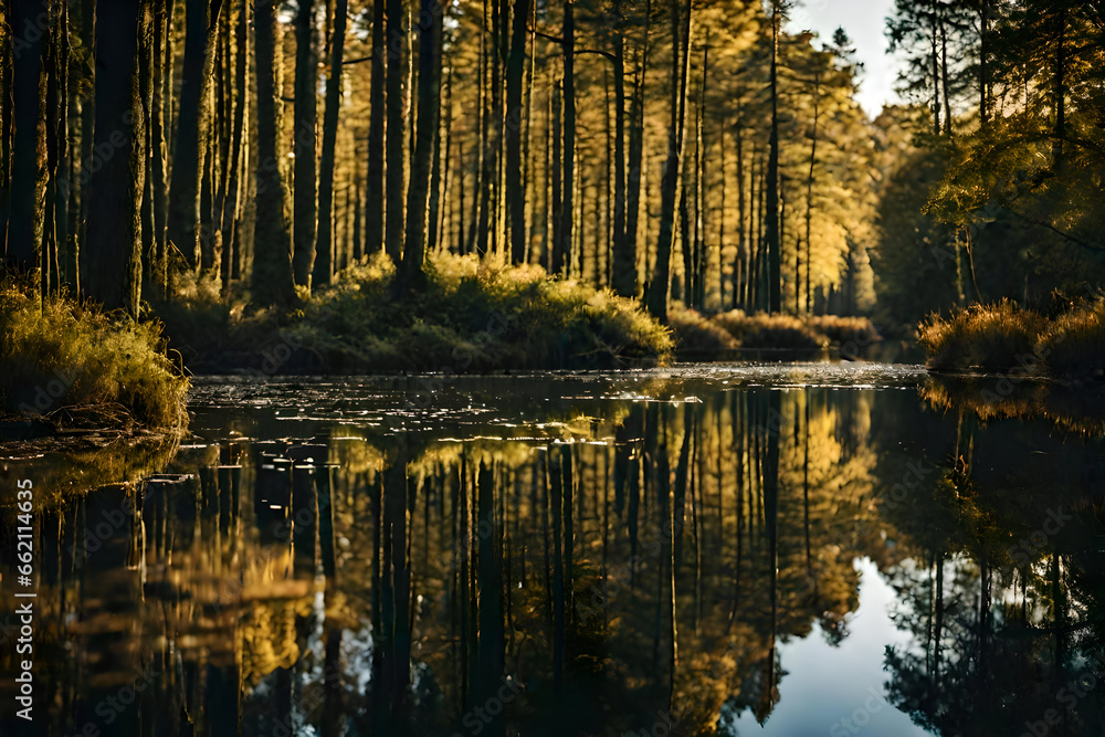 River with Trees and Water in the Background
River with Trees and Water in the Background