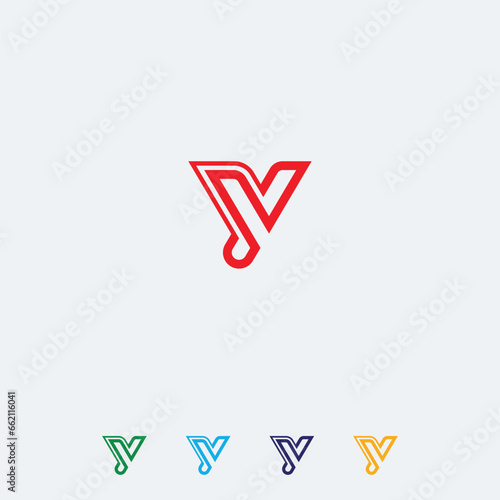 Letter Y logo design Template, Initial Y letter logo, Usable for business and branding logo, Flat vector logo design
