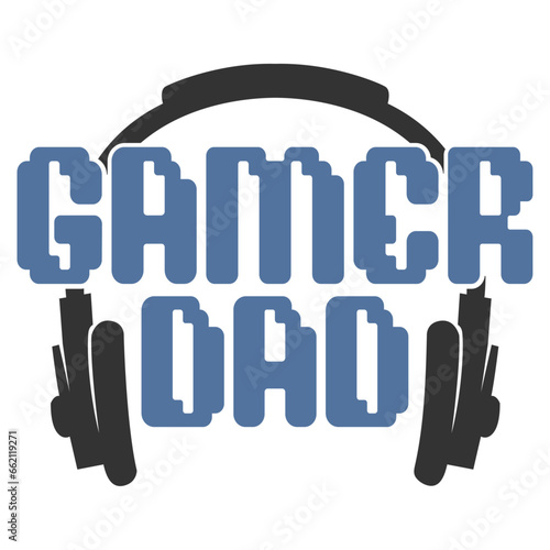 Gamer Dad - Gaming Illustration