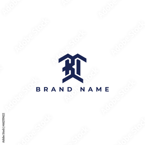 Abstract initial letter BC or CB logo in dark blue color isolated on a white background. Letter BC logo applied for Environmental Air Testing Company logo design inspiration template