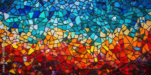 abstract colourful mosaic background