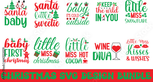 christmas svg design bundle.