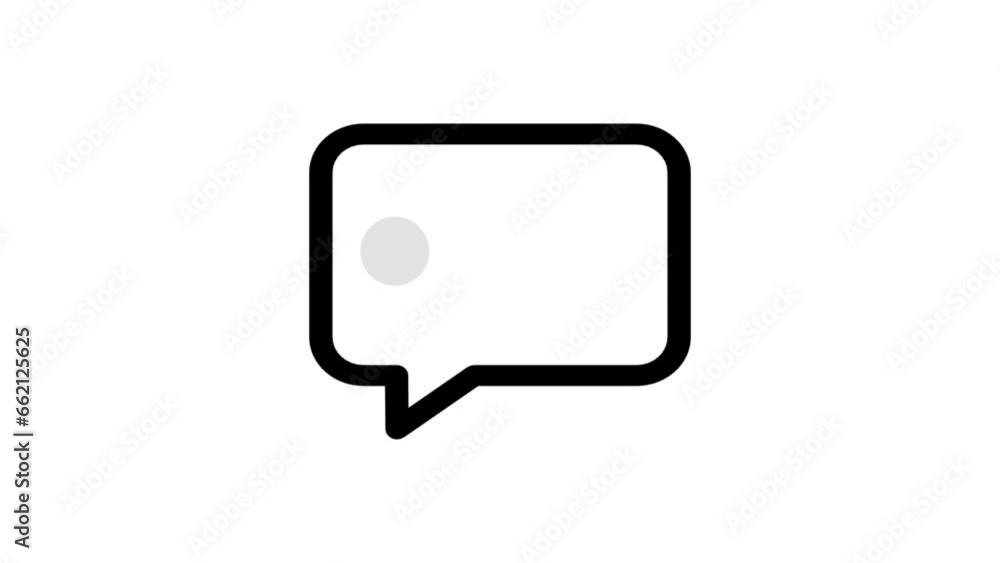 Typing loading dots slowly pulsing inside loop in motion graphics while someone thinks or writes a message. 4K Animation Typing loading dots slowly pulsing inside loop in motion graphics while someone thinks or writes a message. 4K Animation