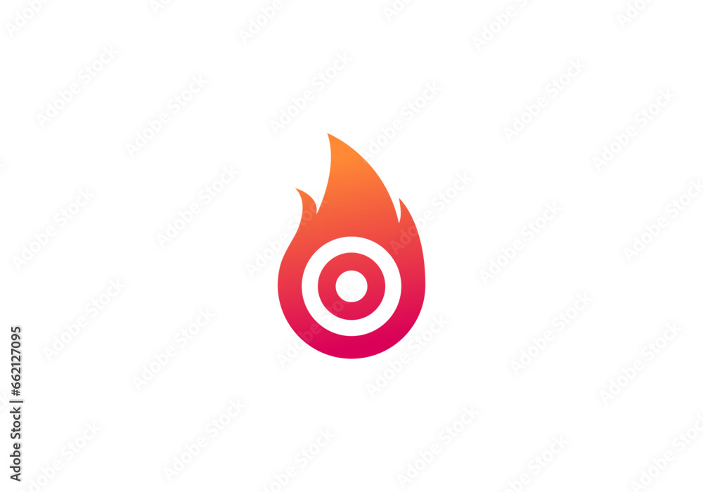 Logo Fire ball and Target Arrow, Minimalist and Modern Logo Template Premium. Editable FIle Logo Fire ball and Target Arrow, Minimalist and Modern Logo Template Premium. Editable FIle