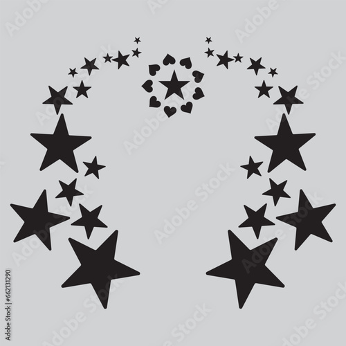 Shooting star icon. Abstract Falling Star Vector. Star icon. Sky, Xmas, favorite and night icon.
