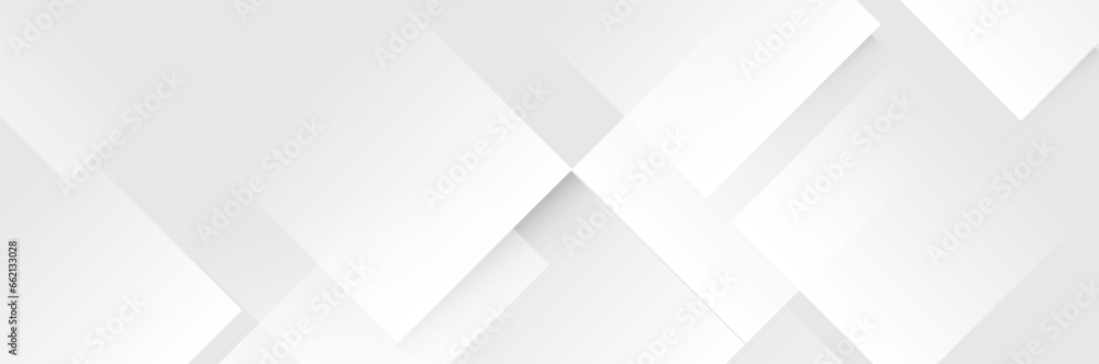 Abstract white square shape with a futuristic concept background. Simple clean minimal banner. Vector Abstract white square shape with a futuristic concept background. Simple clean minimal banner. Vector