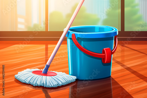 Mopping and cleaning equipment