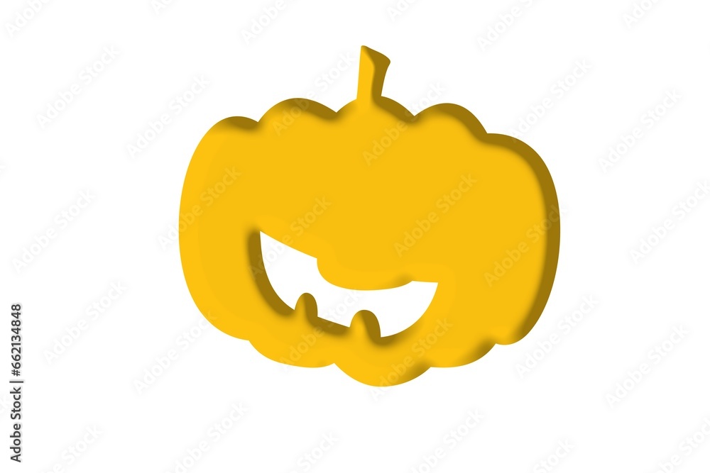 halloween pumpkin head on white background halloween pumpkin head on white background