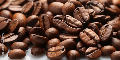 Coffee Beans Background. Roasted Coffee Texture Background