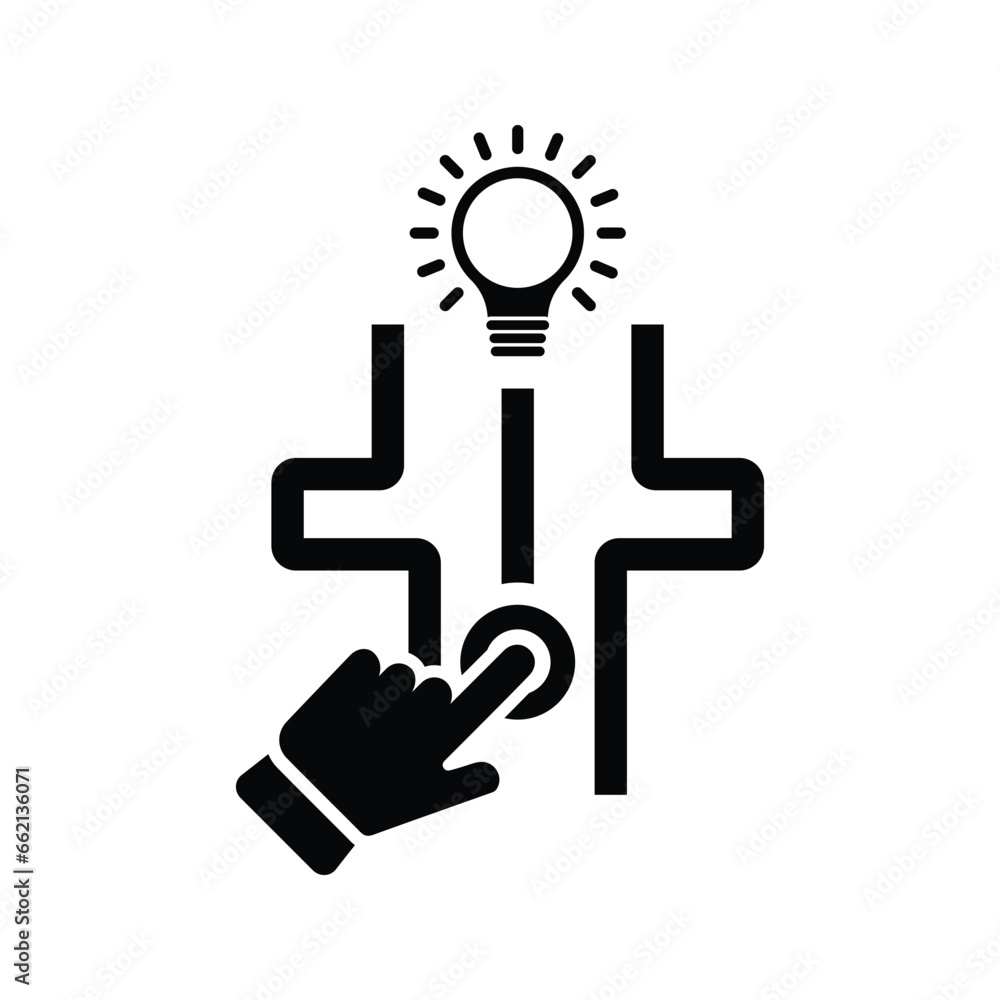 Easy, effortless, ingenious icon. Easy, effortless, ingenious icon.