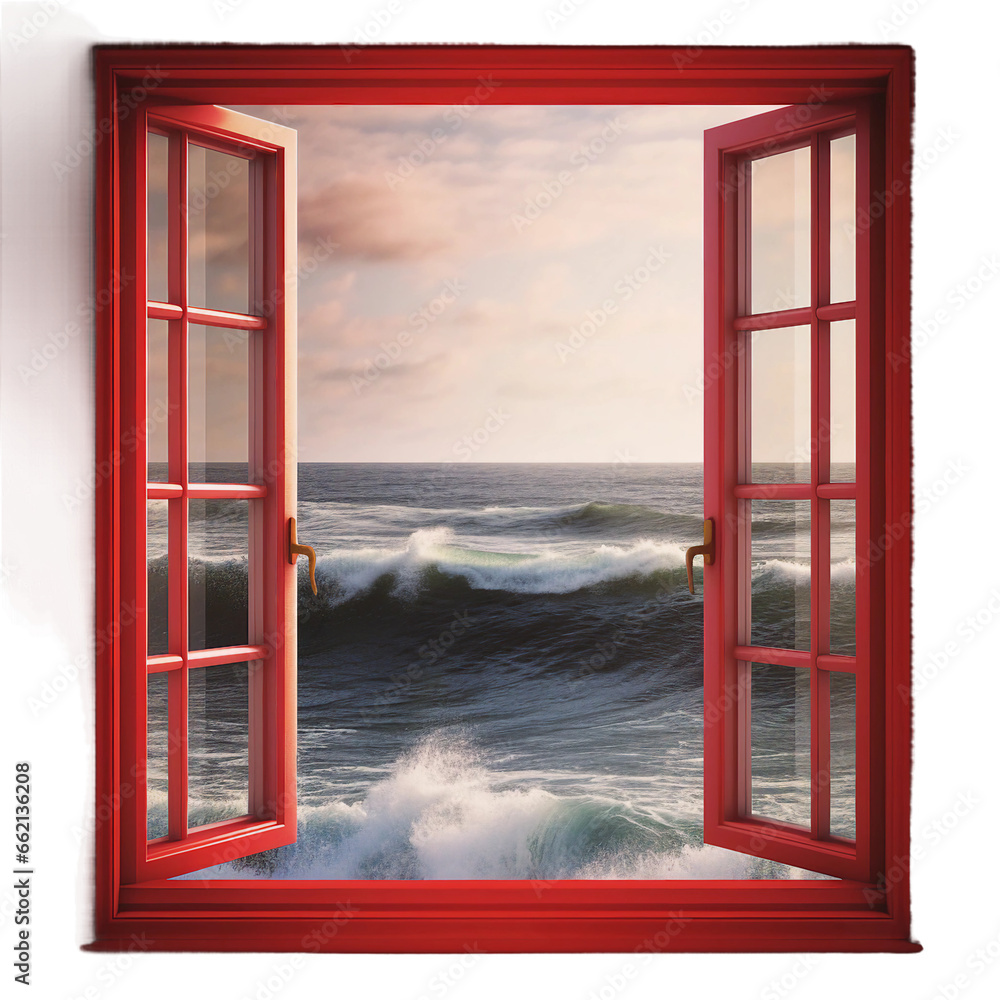 Obraz premium Window. isolated object, transparent background