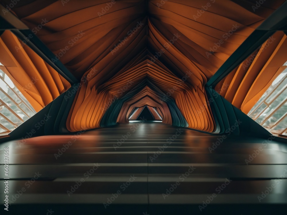 Naklejka premium symmetrical geometric