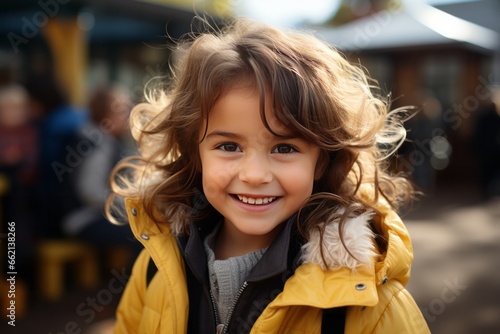 Child on a playground.