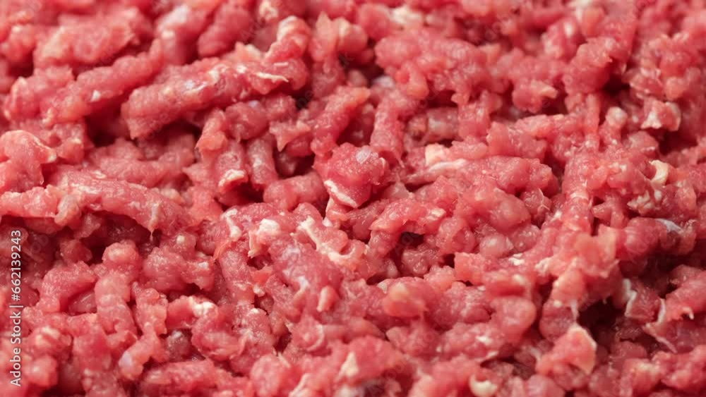 Zoom frame fresh minced meat. Minced beef for cooking burger or meatball Zoom frame fresh minced meat. Minced beef for cooking burger or meatball
