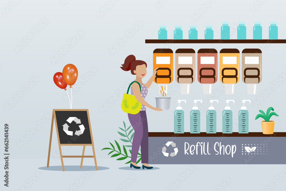 Ταπετσαρία Refill shop, sustainable zero waste grocery store