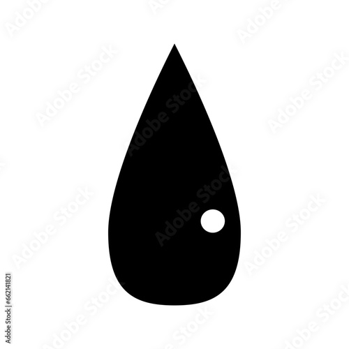 Simple iconic shapes of oil petroleum 
