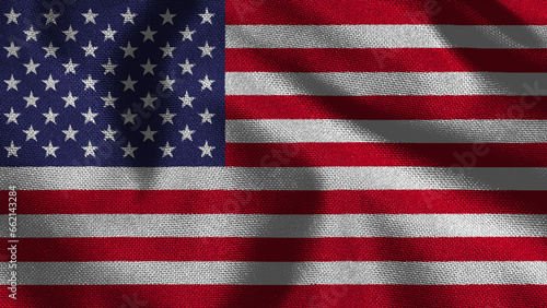 USA Waving Flag (ID: 662143284)